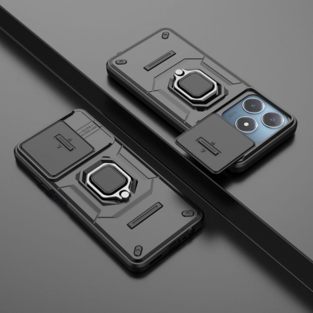 Hoesje Realme C61 Duurzame Ring Met Camerabeschermer