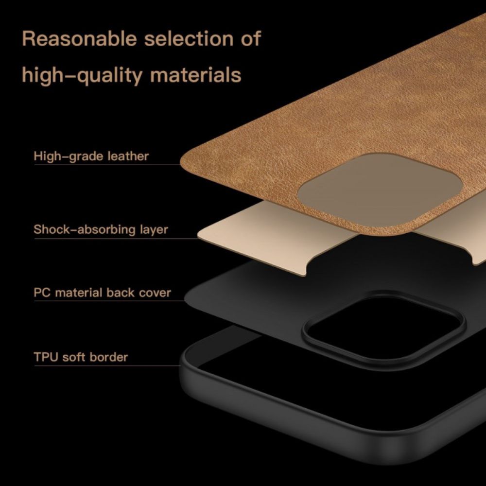 Hoesje Realme C61 Leerlook Bescherming Hoesje