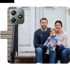 Leren Hoesje Realme C61 Klassiek Bescherming Hoesje