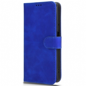 Leren Hoesje Realme C61 Suède-effect Bescherming Hoesje