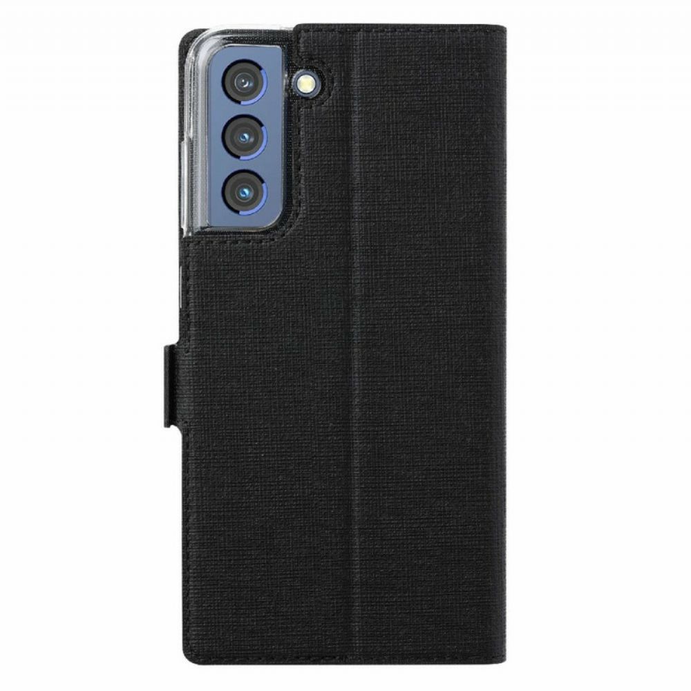 Bescherming Hoesje voor Samsung Galaxy S21 FE Folio-hoesje Getextureerd