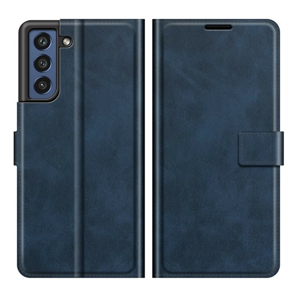 Flip Case voor Samsung Galaxy S21 FE Slim Kunstleer
