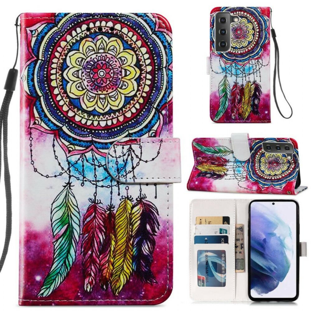 Folio-hoesje voor Samsung Galaxy S21 FE Artistieke Dromenvanger