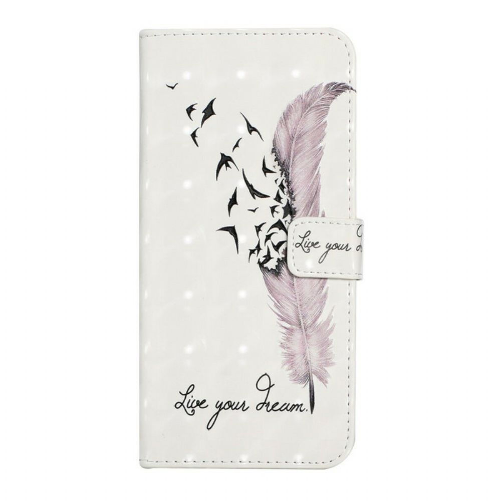 Folio-hoesje voor Samsung Galaxy S21 FE Leef Je Droom