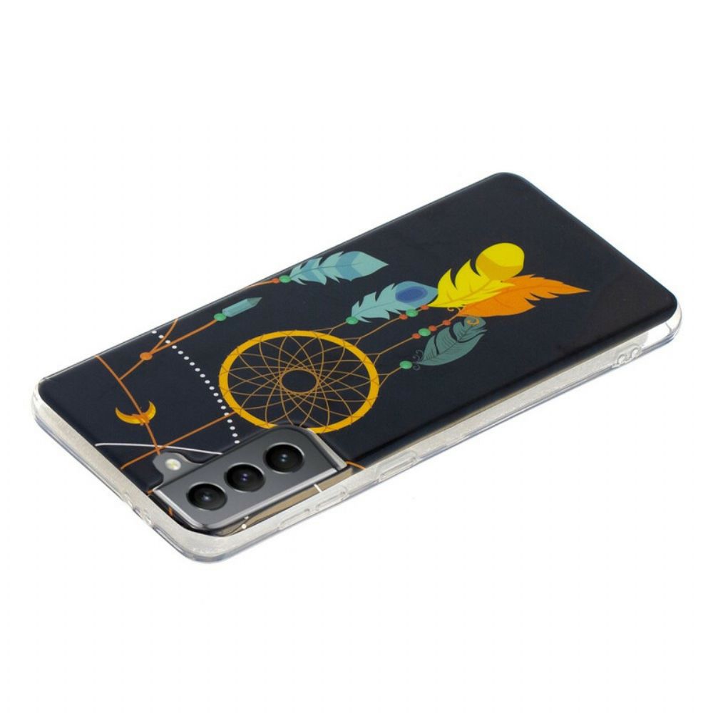 Hoesje voor Samsung Galaxy S21 FE Fluorescerende Dromenvanger