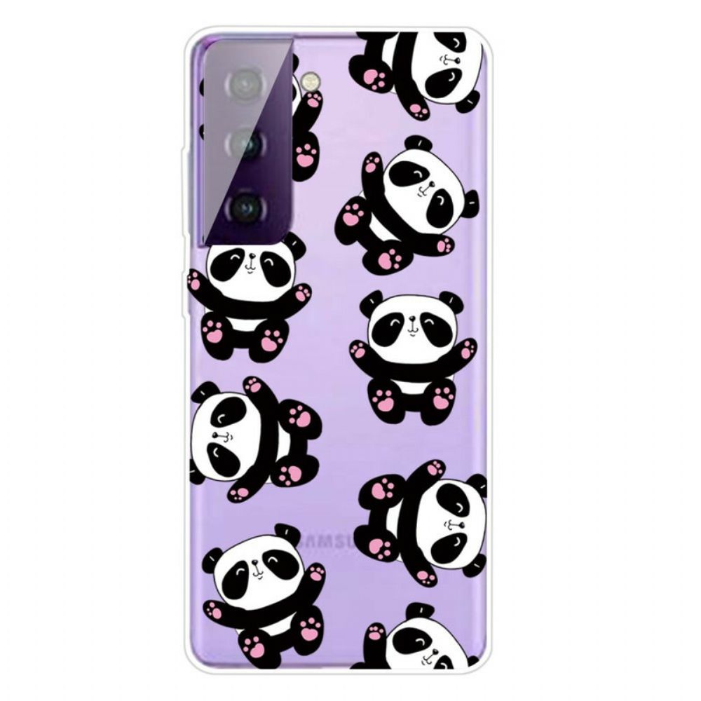 Hoesje voor Samsung Galaxy S21 FE Top Panda's Leuk
