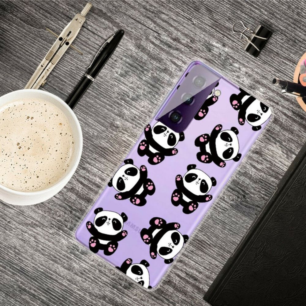 Hoesje voor Samsung Galaxy S21 FE Top Panda's Leuk