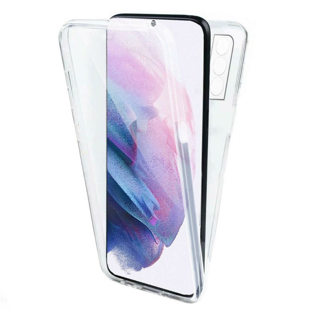 Hoesje voor Samsung Galaxy S21 FE Transparant Voor Achter