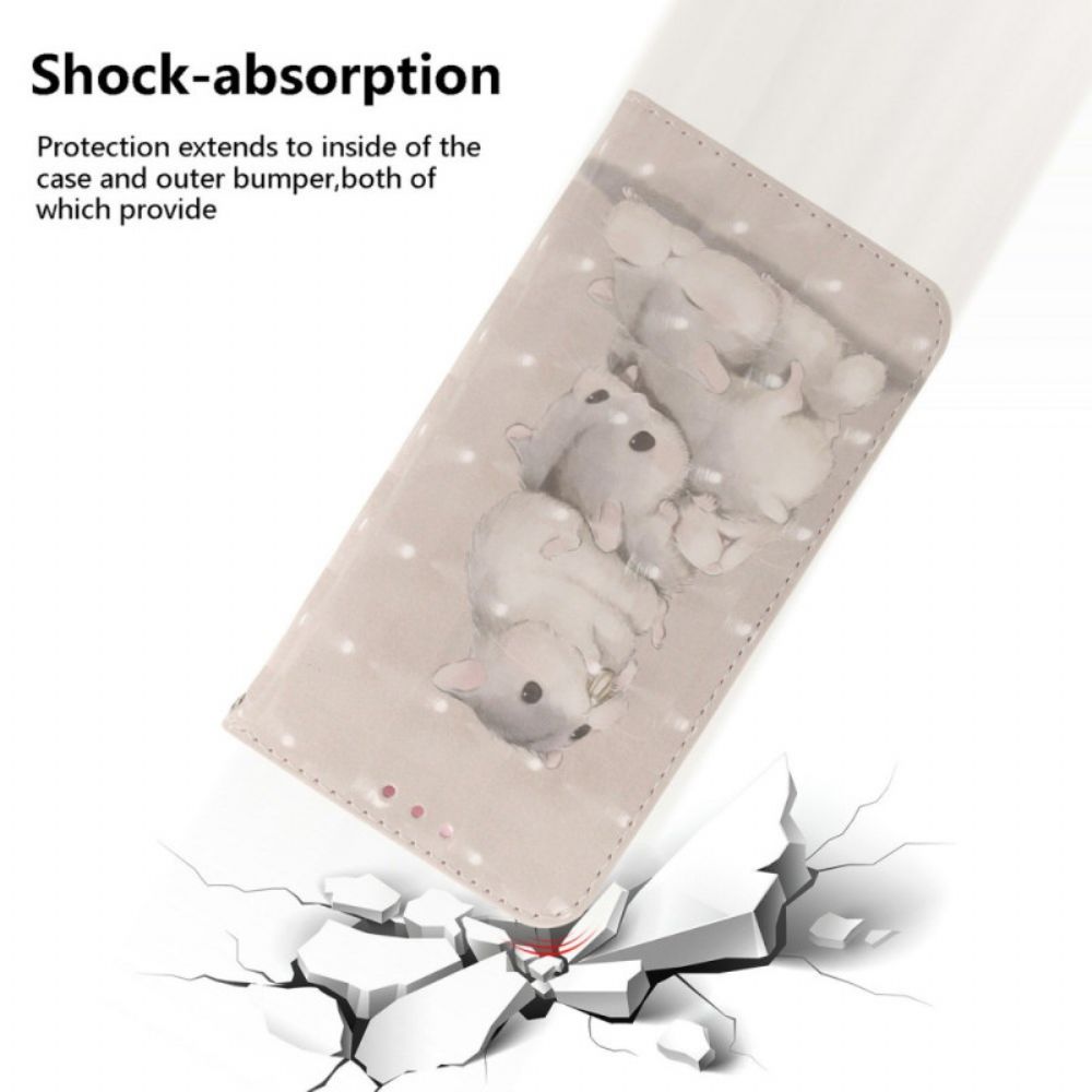 Bescherming Hoesje Xiaomi Redmi Note 14s Hamsters Met Koord