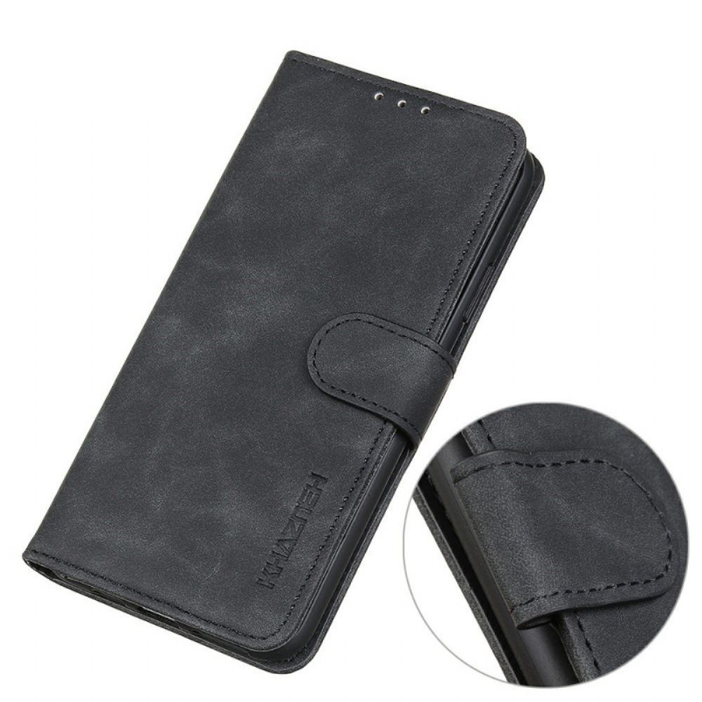 Flip Case Leren Xiaomi Redmi Note 14s Khazneh-suède-effect