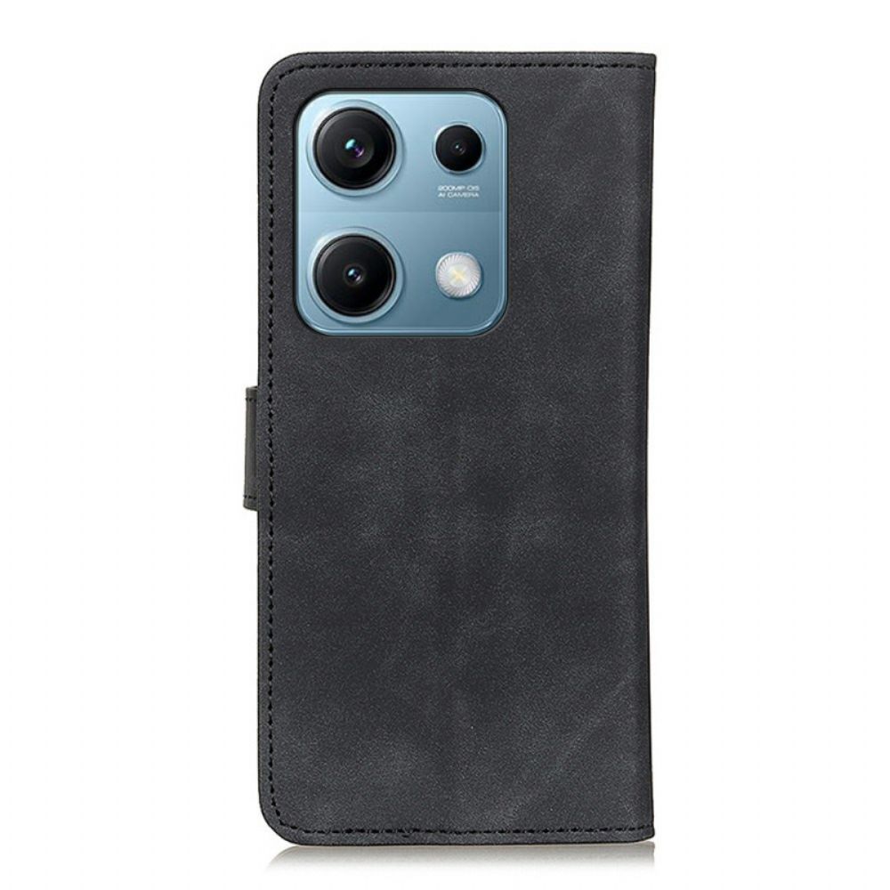 Flip Case Leren Xiaomi Redmi Note 14s Khazneh-suède-effect