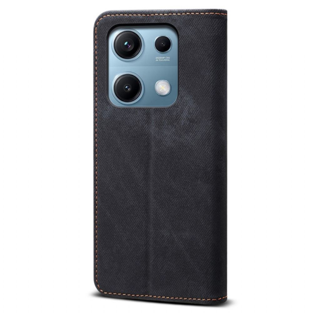 Folio-hoesje Voor Xiaomi Redmi Note 14s Denimstof