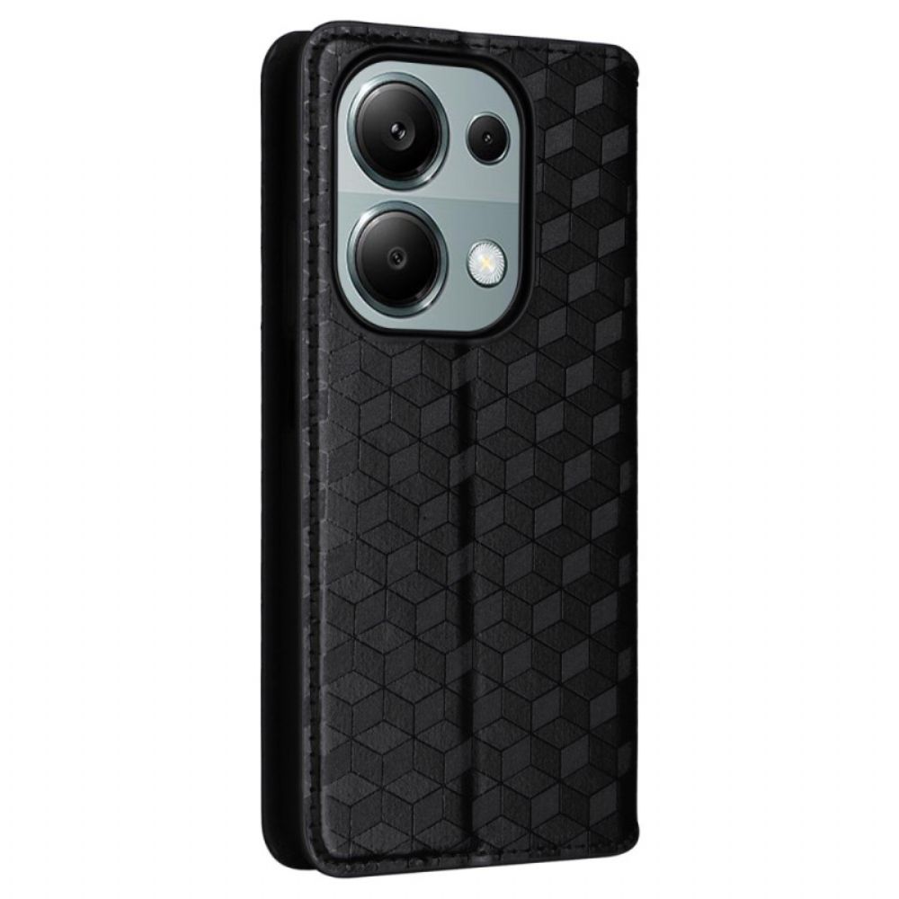 Folio-hoesje Xiaomi Redmi Note 14s Diamantpatroon Bescherming Hoesje