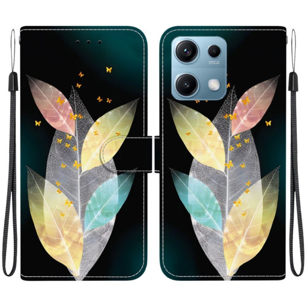 Folio-hoesje Xiaomi Redmi Note 14s Kleurrijke Veren