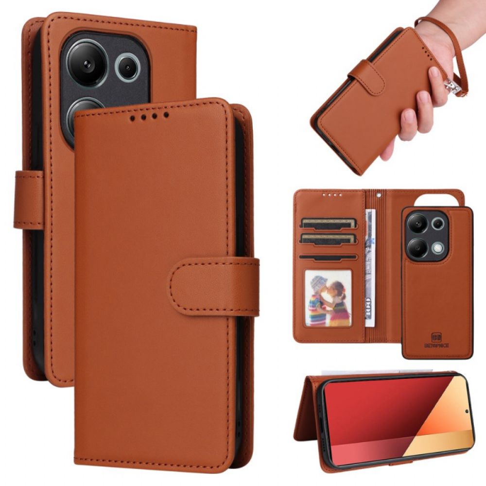 Folio-hoesje Xiaomi Redmi Note 14s Telefoonhoesje Afneembaar Etui Betopnice