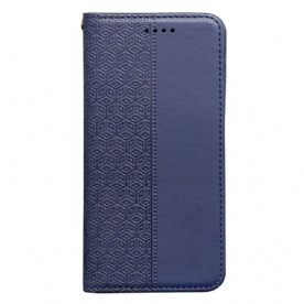 Folio-hoesje Xiaomi Redmi Note 14s Telefoonhoesje Geruit Patroon Met Bandje