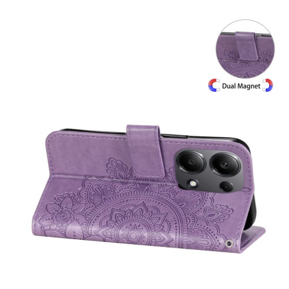 Folio-hoesje Xiaomi Redmi Note 14s Telefoonhoesje Mandala Print