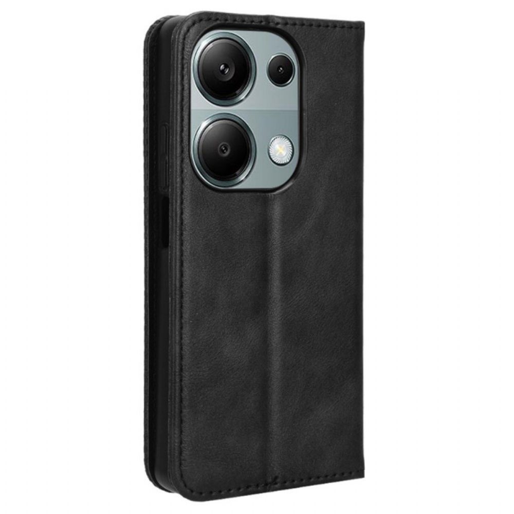 Folio-hoesje Xiaomi Redmi Note 14s Vintage Stijl Bescherming Hoesje