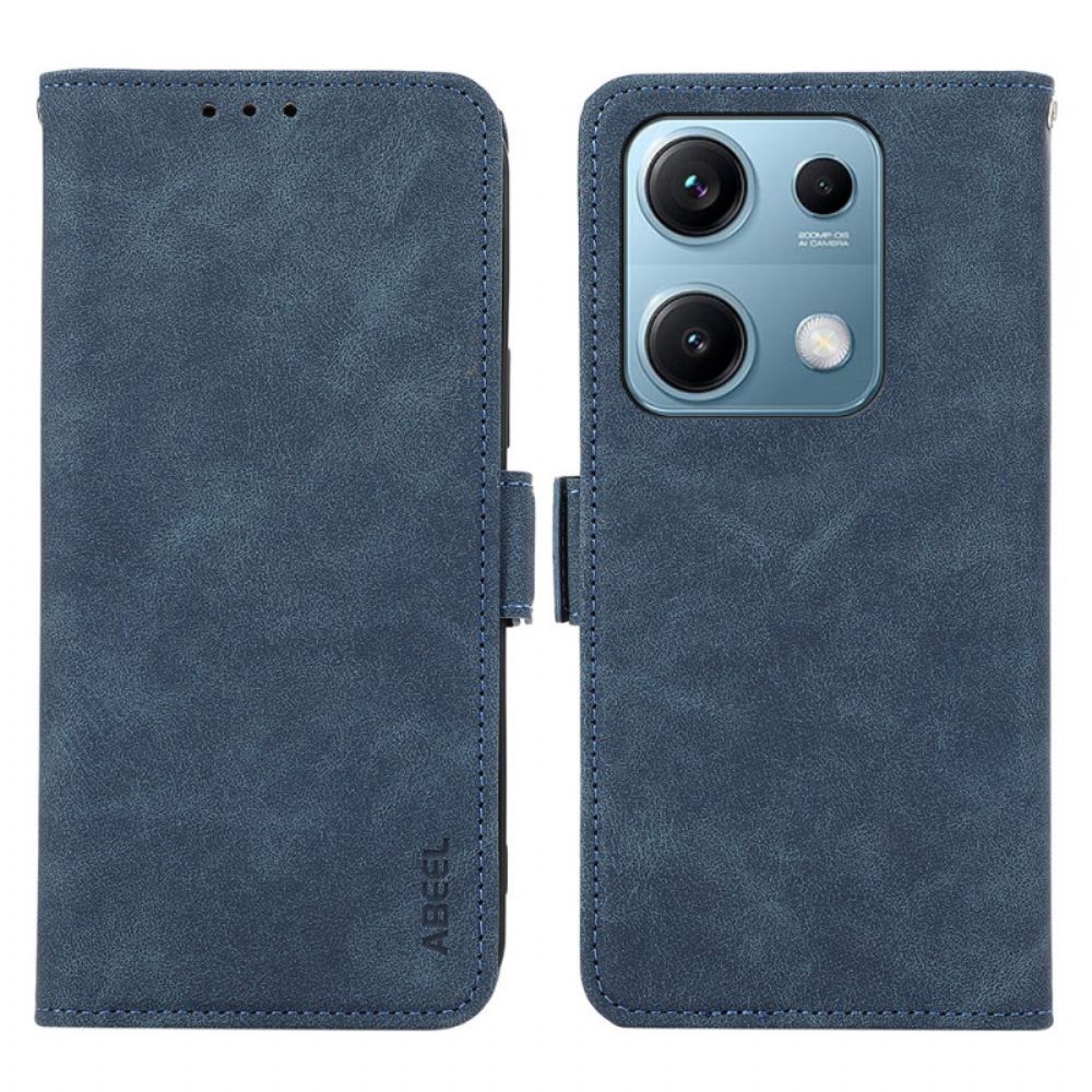 Leren Hoesje Voor Xiaomi Redmi Note 14s Abeel Suède-effect