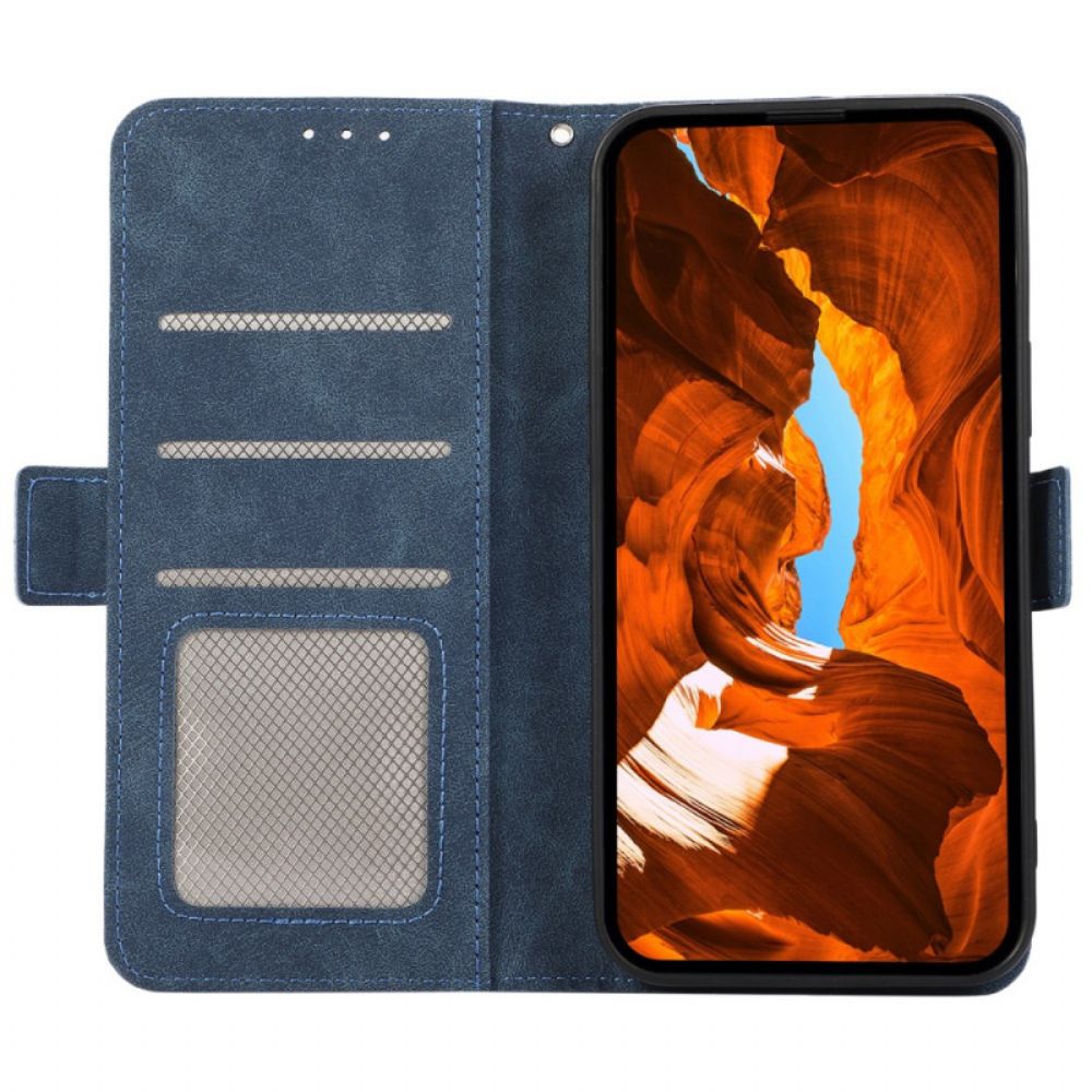 Leren Hoesje Voor Xiaomi Redmi Note 14s Abeel Suède-effect