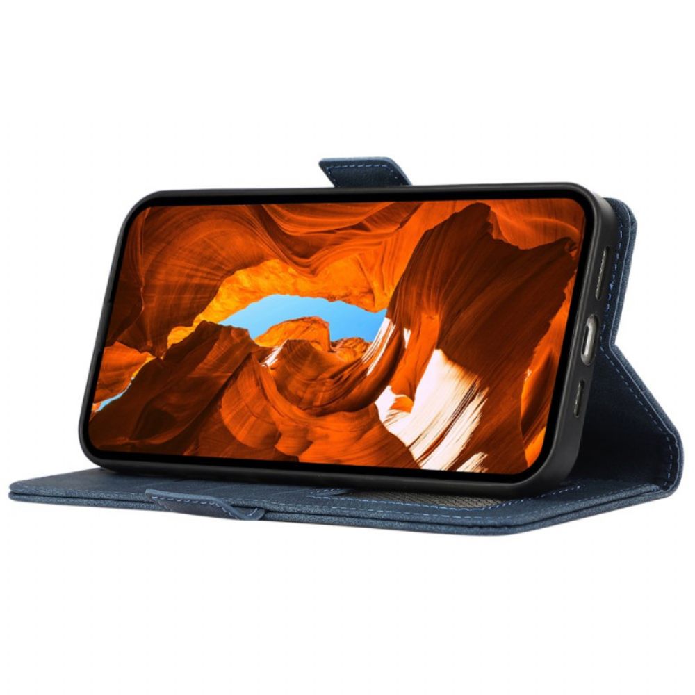 Leren Hoesje Voor Xiaomi Redmi Note 14s Abeel Suède-effect