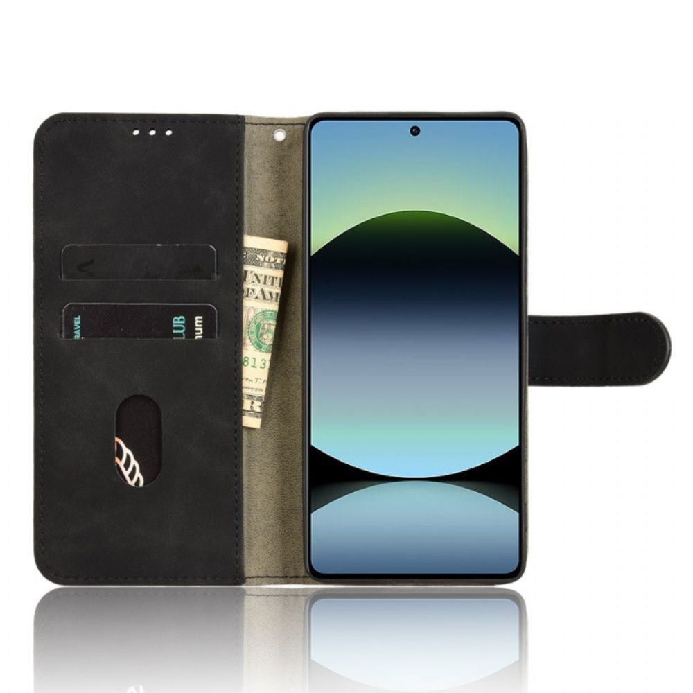 Leren Hoesje Voor Xiaomi Redmi Note 14s Suède-effect