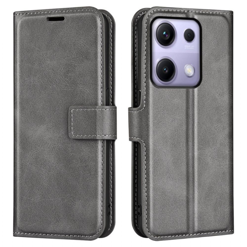 Leren Hoesje Xiaomi Redmi Note 14s Leerstijl Bescherming Hoesje