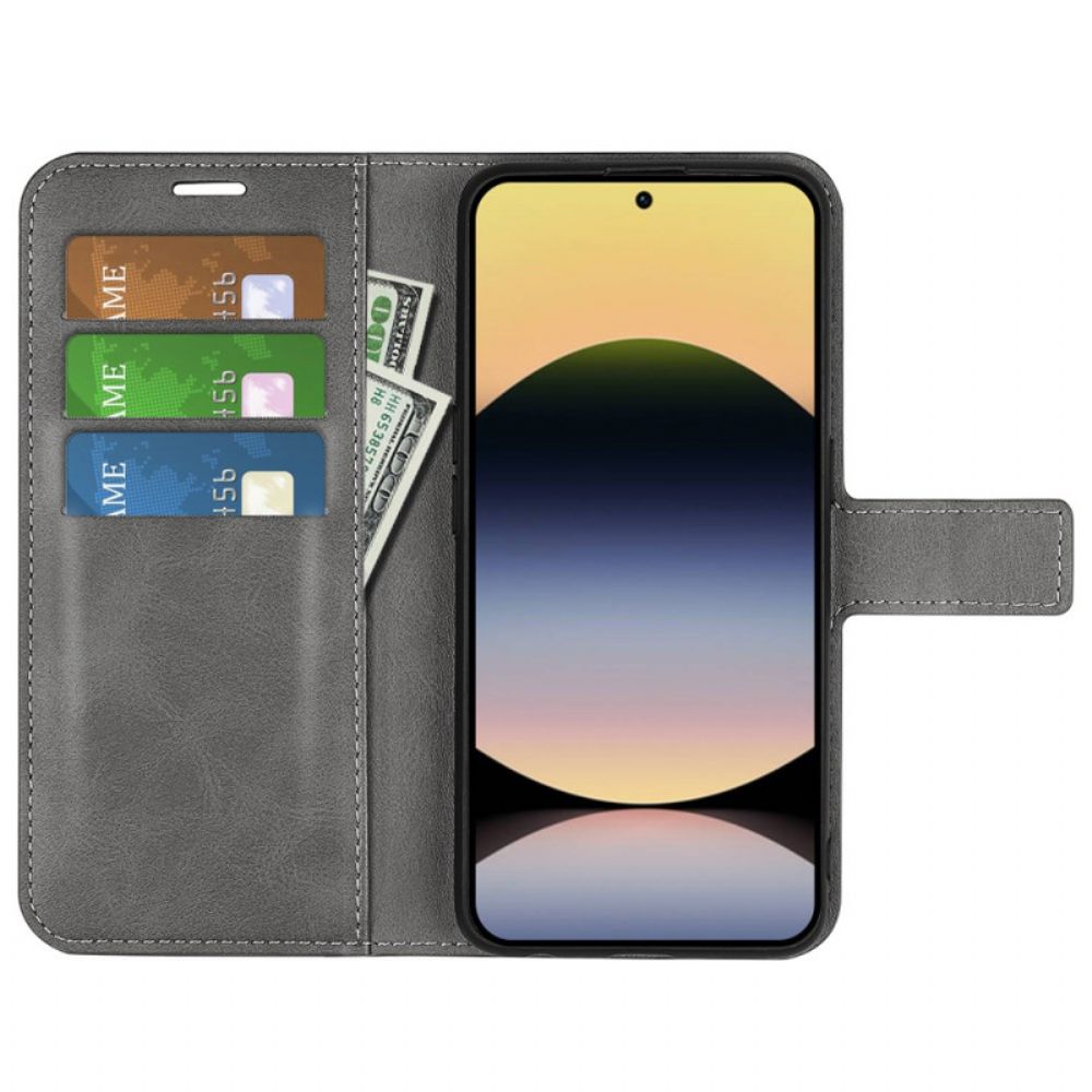 Leren Hoesje Xiaomi Redmi Note 14s Leerstijl Bescherming Hoesje