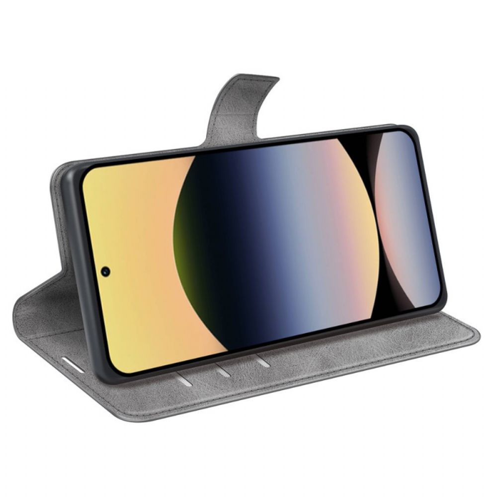 Leren Hoesje Xiaomi Redmi Note 14s Leerstijl Bescherming Hoesje