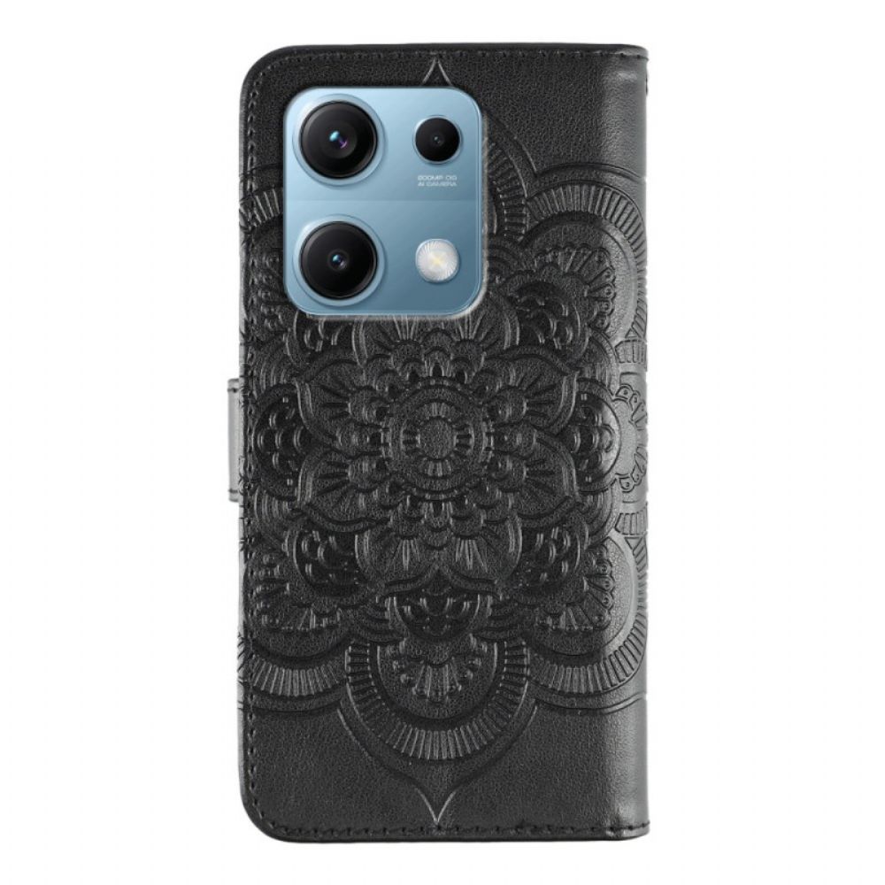 Leren Hoesje Xiaomi Redmi Note 14s Mandala Patroon Bescherming Hoesje