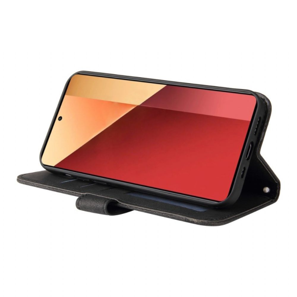 Leren Hoesje Xiaomi Redmi Note 14s Retro Design Bescherming Hoesje