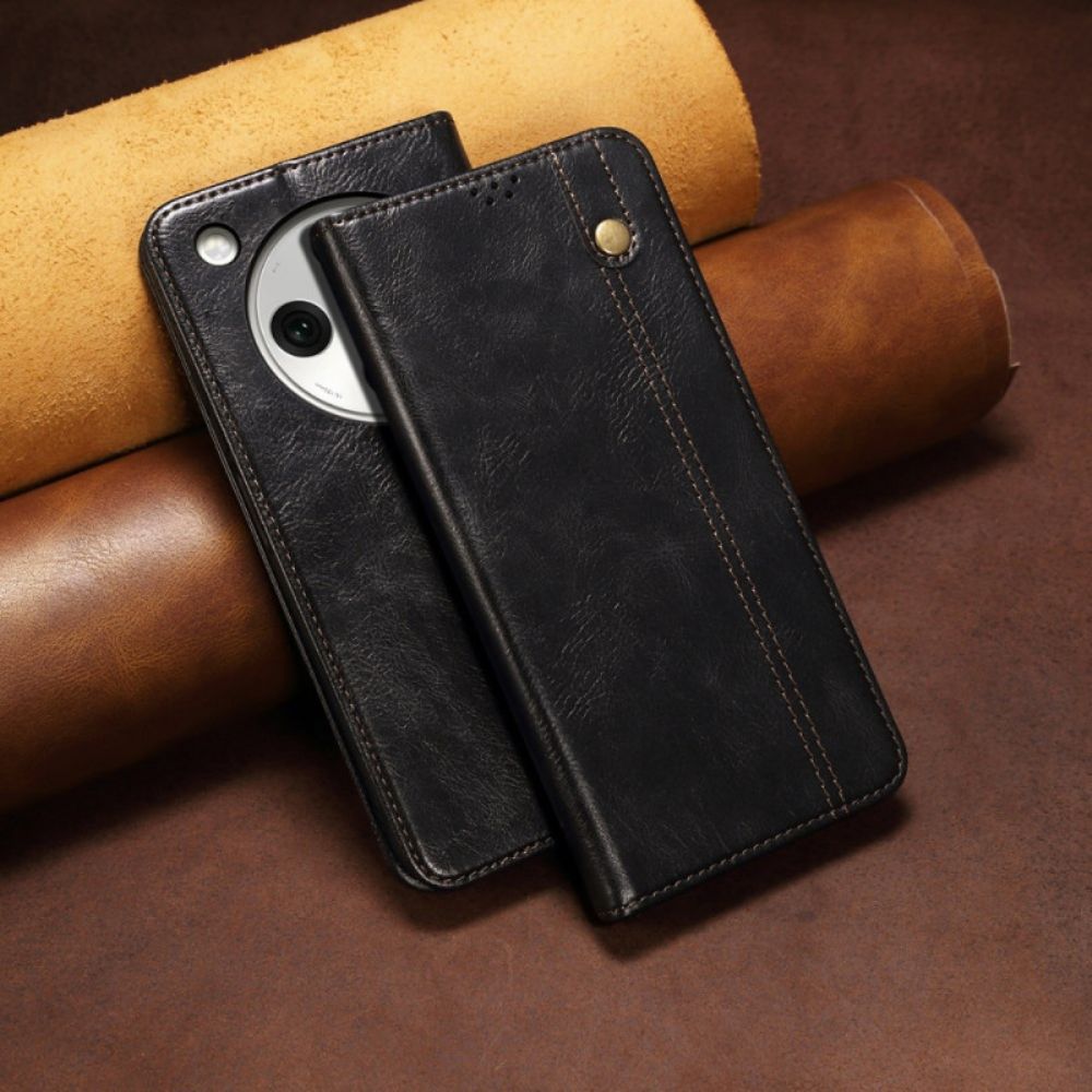 Folio-hoesje Oppo Find X8 Gewaxt Kunstleer Bescherming Hoesje