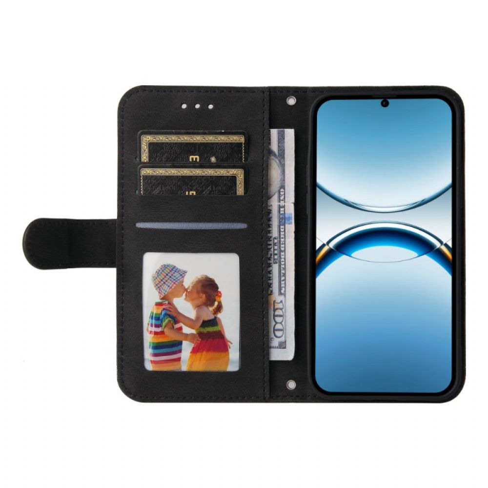 Folio-hoesje Oppo Find X8 Klassiek Vintage Bandje