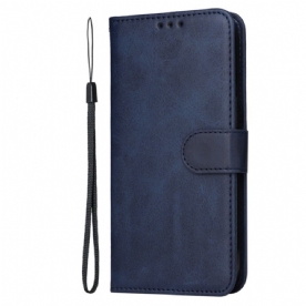 Folio-hoesje Oppo Find X8 Telefoonhoesje Imitatieleer Bandje