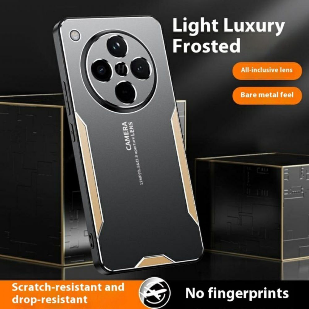 Hoesje Oppo Find X8 Metaaleffect Bescherming Hoesje