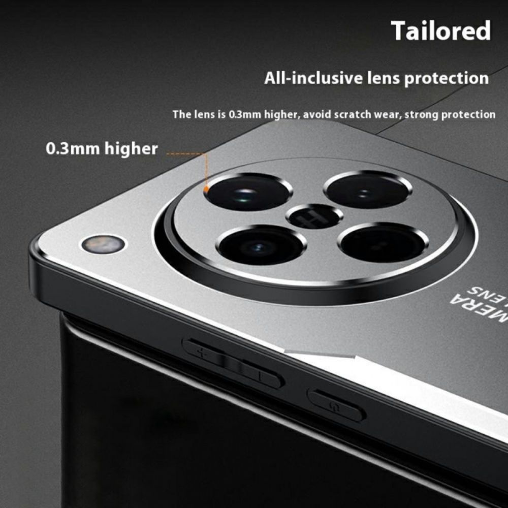 Hoesje Oppo Find X8 Metaaleffect Bescherming Hoesje