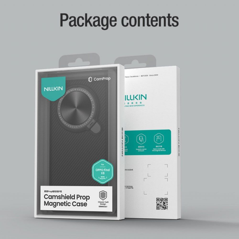 Hoesje Oppo Find X8 Nillkin Camshield Prop Magnetic-serie
