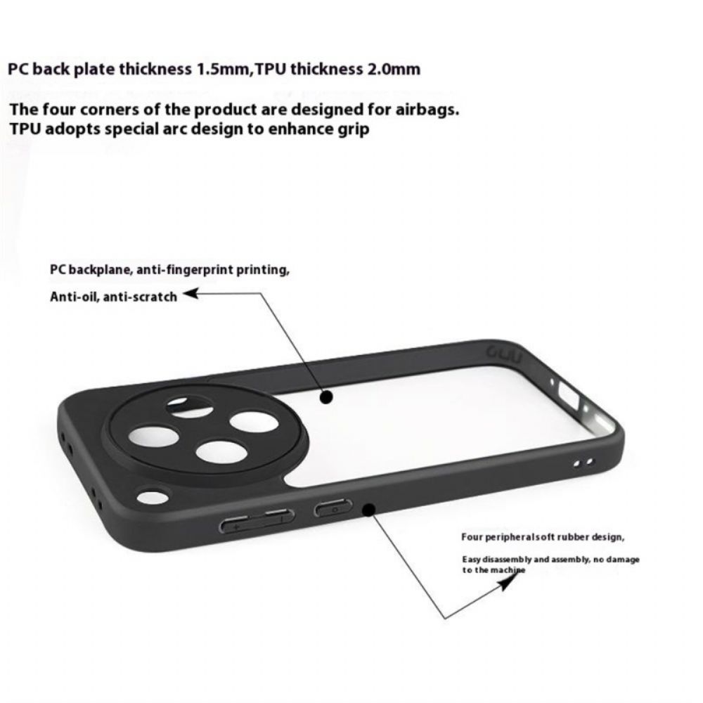 Hoesje Voor Oppo Find X8 Hybride Transparant