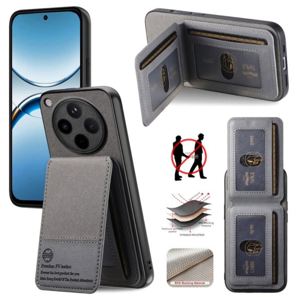 Hoesje Voor Oppo Find X8 Kaarthouder En Rfid-bescherming