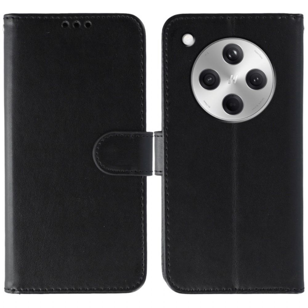 Leren Hoesje Voor Oppo Find X8 Kunstleren Bandje