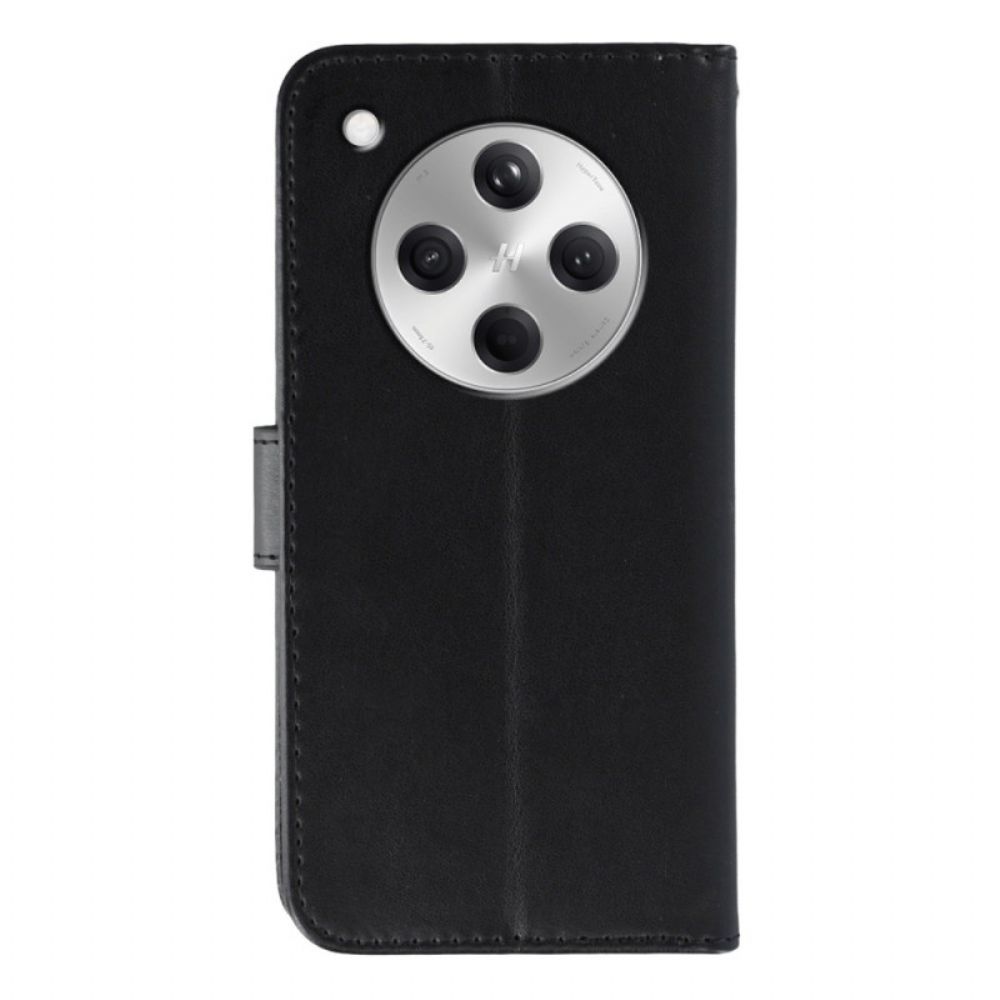 Leren Hoesje Voor Oppo Find X8 Kunstleren Bandje