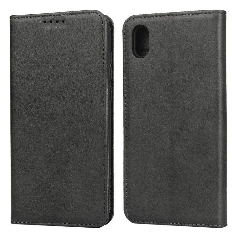Bescherming Hoesje voor / Honor 8S Folio-hoesje Soberheid Lederen Stijl