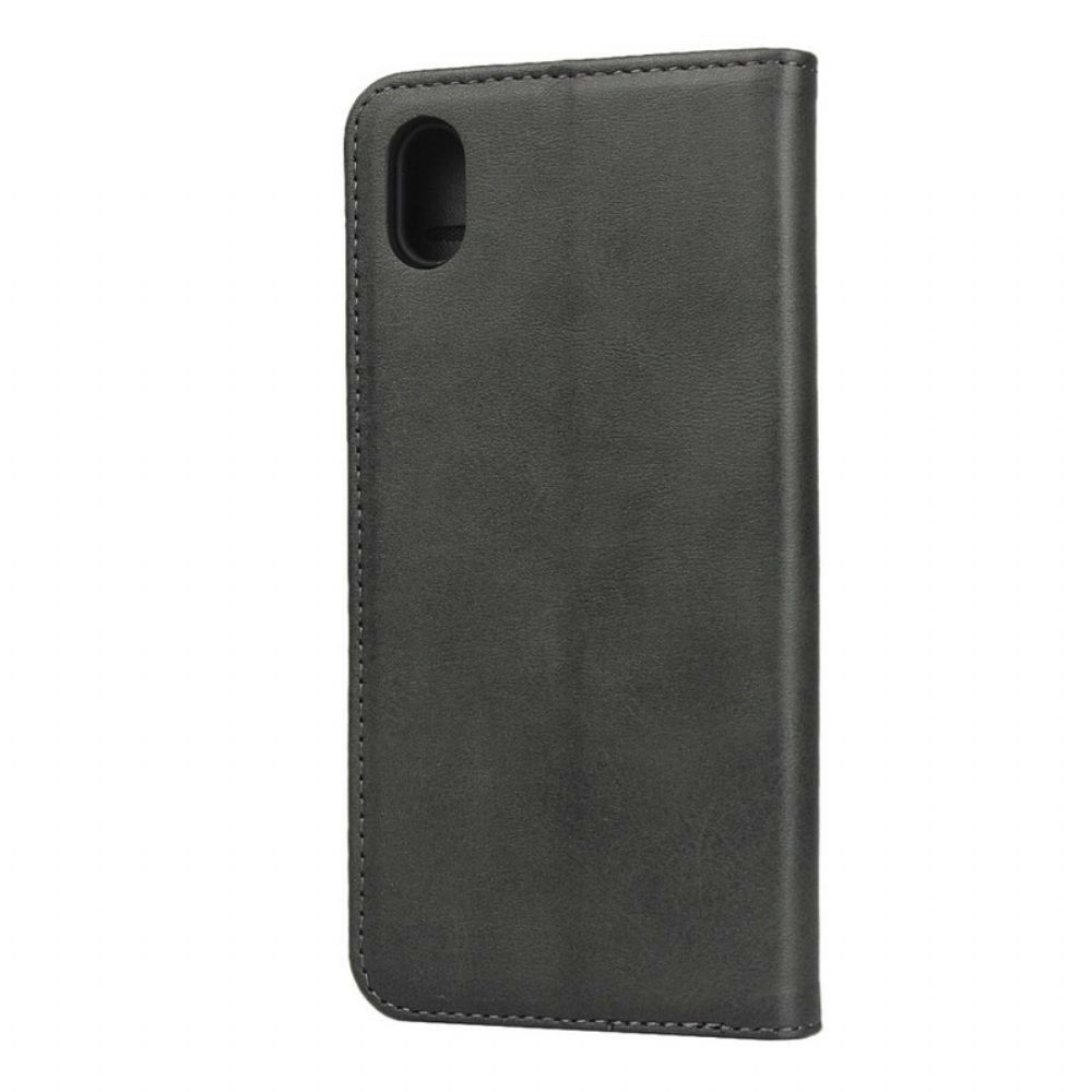 Bescherming Hoesje voor / Honor 8S Folio-hoesje Soberheid Lederen Stijl
