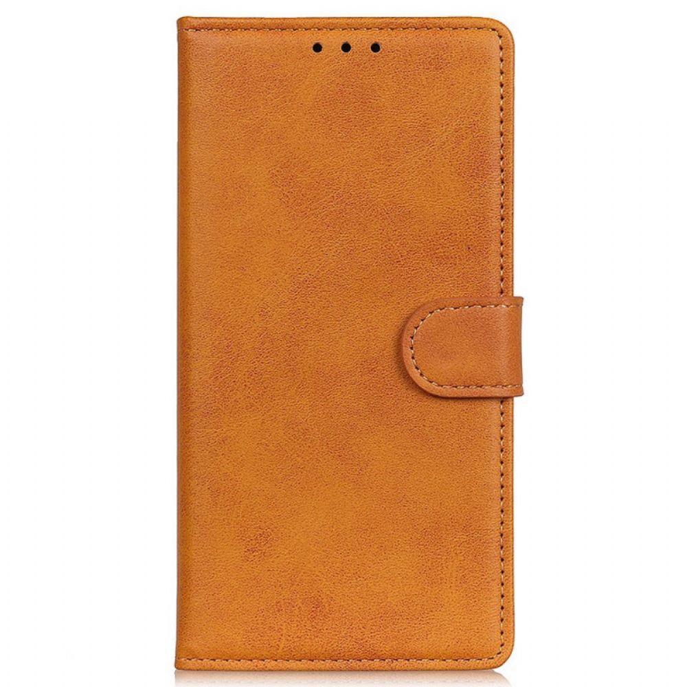 Flip Case voor Oppo Reno 7 Mat Lederen Stijl