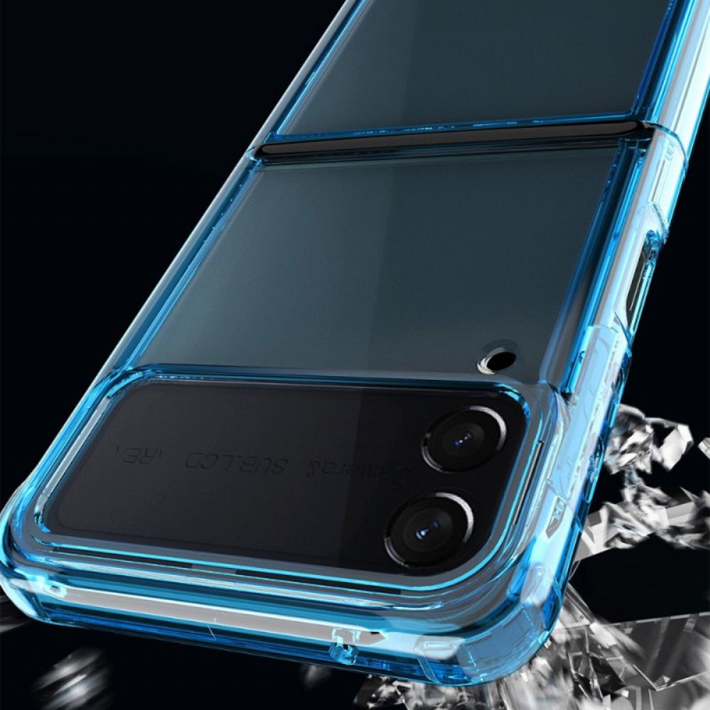 Hoesje voor Samsung Galaxy Z Flip 3 5G Folio-hoesje Transparant Gekleurd