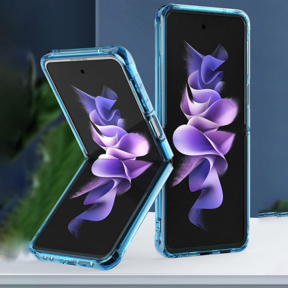 Hoesje voor Samsung Galaxy Z Flip 3 5G Folio-hoesje Transparant Gekleurd