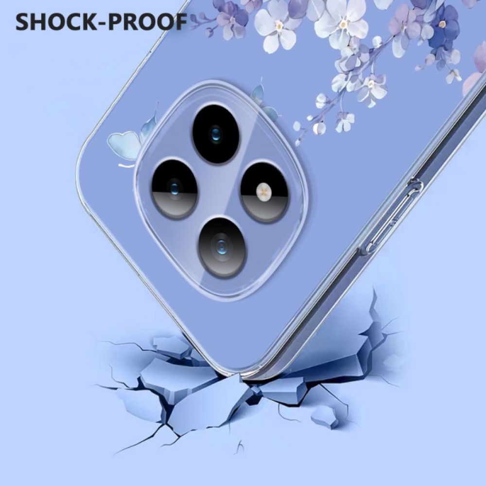 Case Hoesje Xiaomi Redmi Note 15 Pro Plus 5g Telefoonhoesje Bloemen- En Vlindereffect