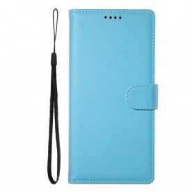 Flip Case Leren Xiaomi Redmi Note 15 Pro Plus 5g Effen Kunstleer