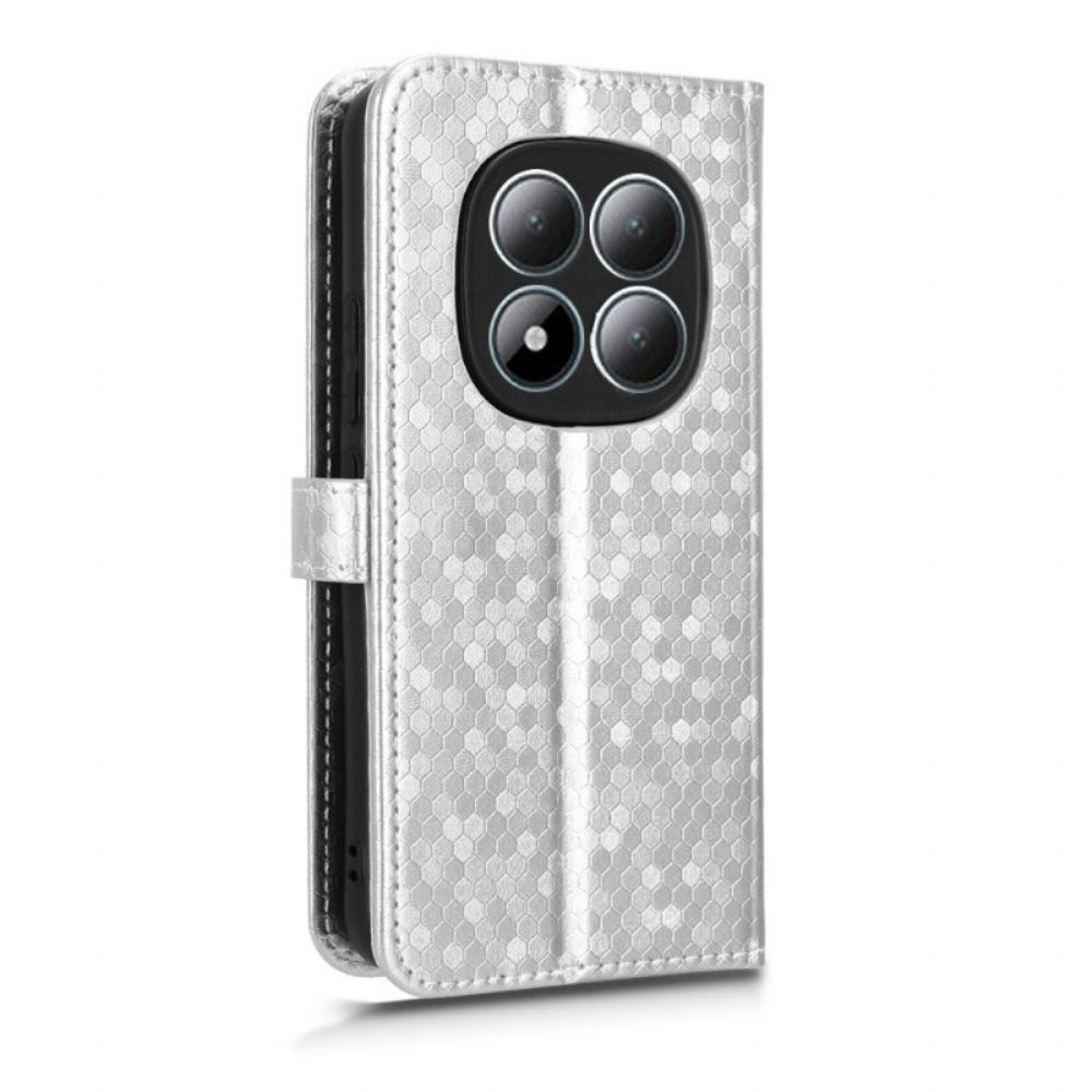 Flip Case Leren Xiaomi Redmi Note 15 Pro Plus 5g Sprankelende Stippen