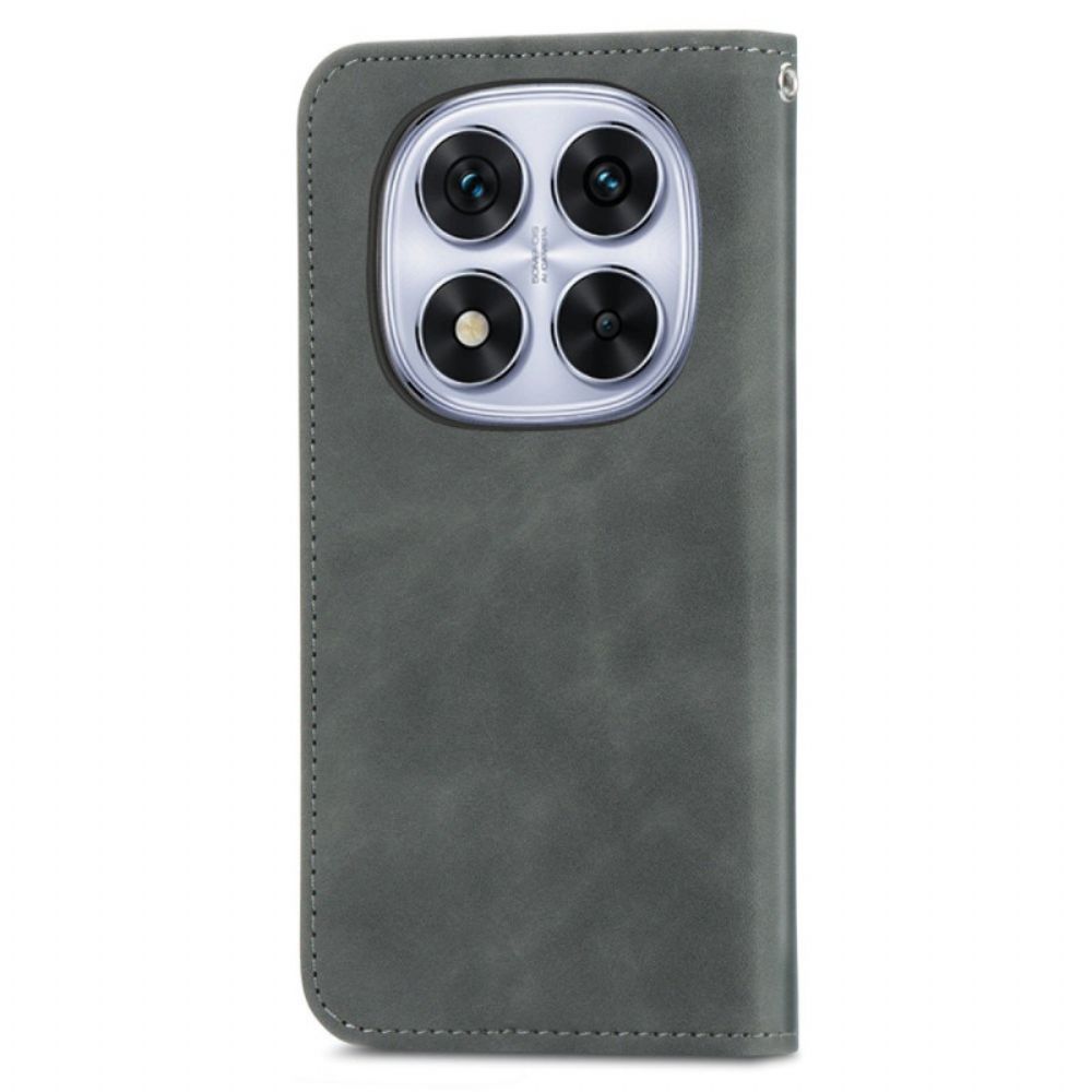 Folio-hoesje Voor Xiaomi Redmi Note 15 Pro Plus 5g Suède-effect